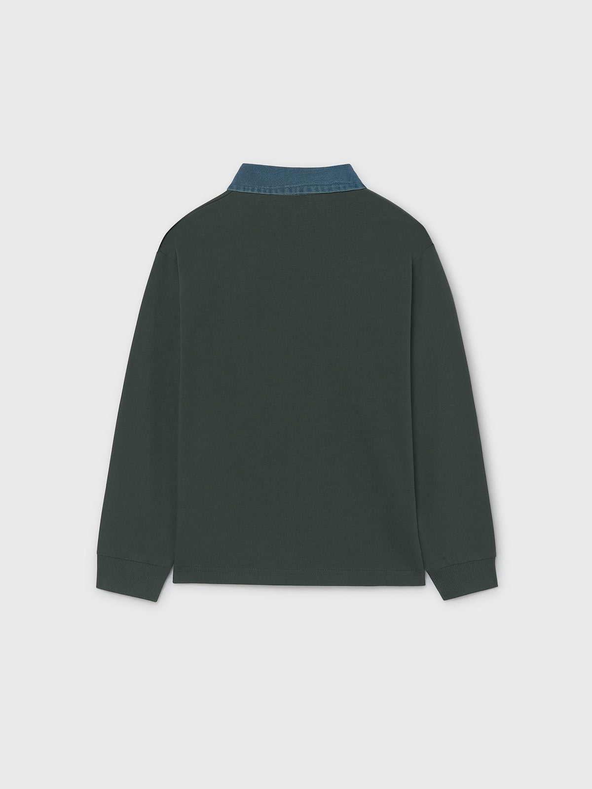 Polo m/comp. contrastes Verde (Verde)  para Menino - Mayoral