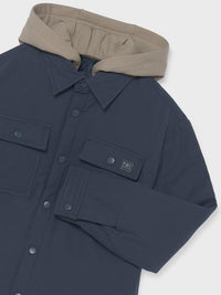 Sobrecamisa acolch.c/ capuz Sombra (Antracite)  para Menino - Mayoral