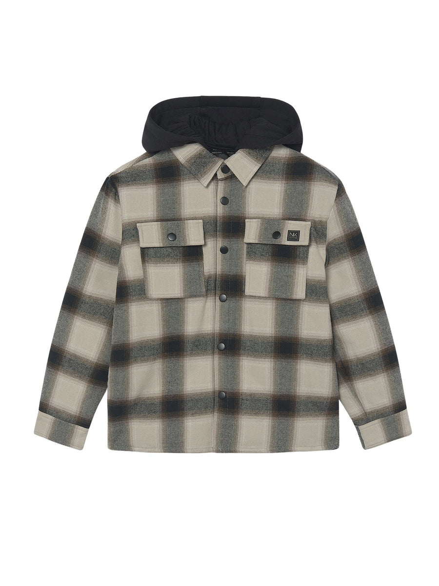 Sobrecamisa acolch.c/ capuz Preto (Preto)  para Menino - Mayoral