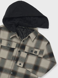 Sobrecamisa acolch.c/ capuz Preto (Preto)  para Menino - Mayoral