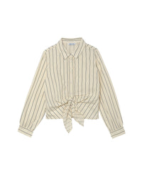 Blusa popelin nó Macchiato (Castanho Escuro)  para Menina - Mayoral