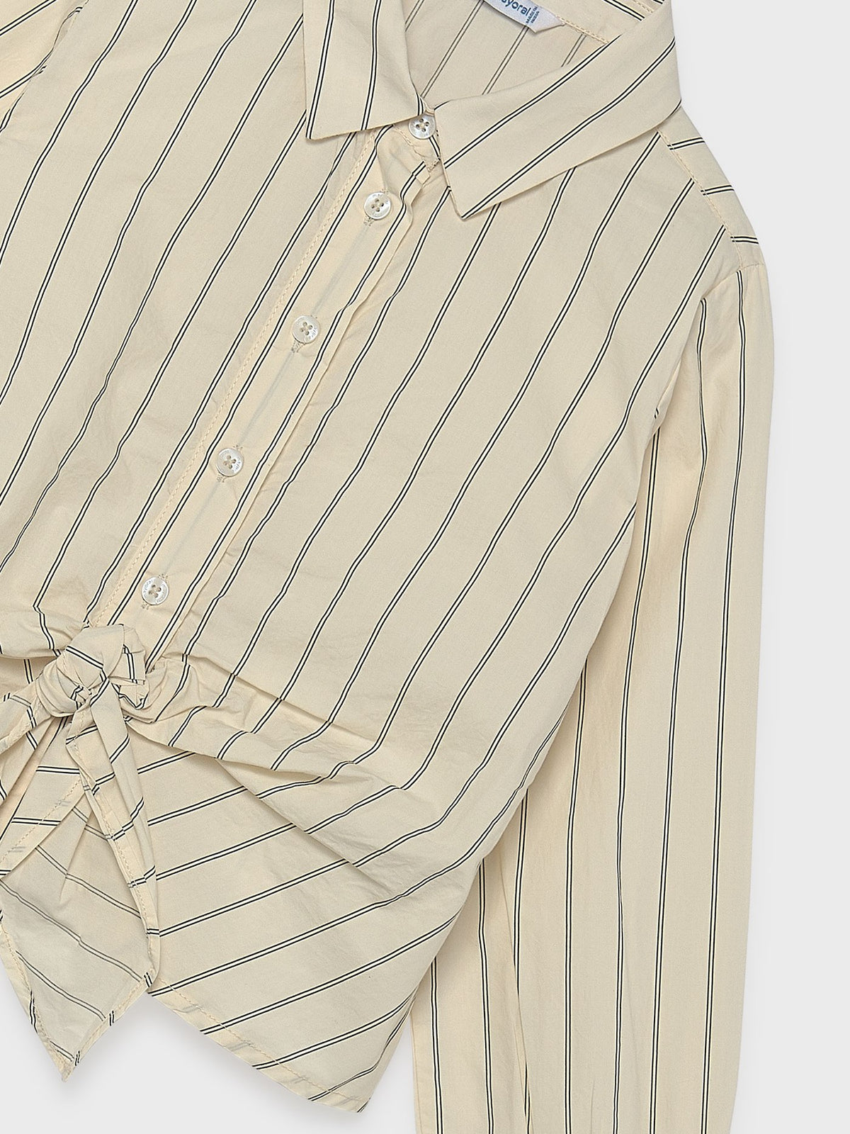 Blusa popelin nó Macchiato (Castanho Escuro)  para Menina - Mayoral