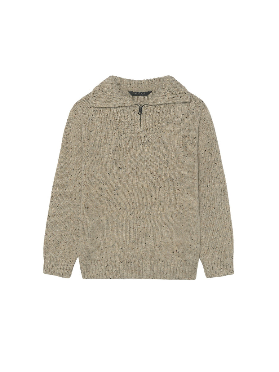 Jersey fecho Topo tweed (Bege)  para Menino - Mayoral