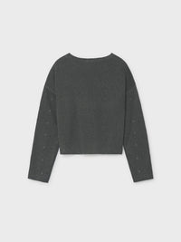 Jersey tachas termofixadas Chumbo vig (Cinza Escuro)  para Menina - Mayoral
