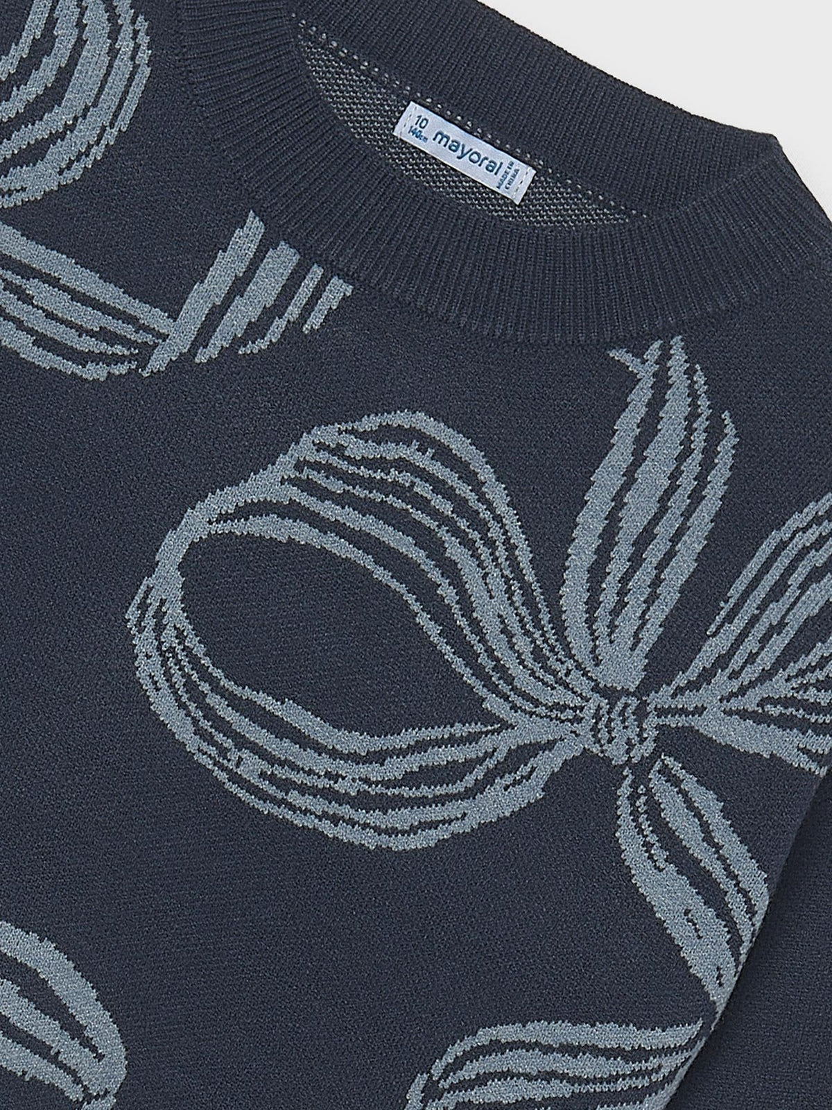 Jersey laçadas Marinho (Marinho)  para Menina - Mayoral
