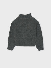 Jersey intarsia corações Chumbo mou (Cinza Escuro)  para Menina - Mayoral