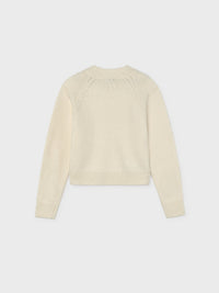 Jersey aplicações strass Creme (Creme / Pérola)  para Menina - Mayoral