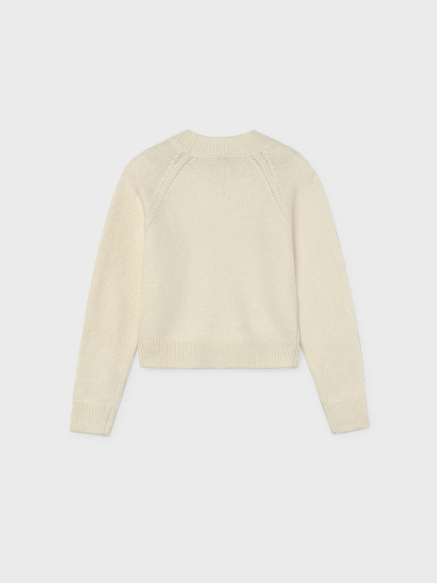 Jersey aplicações strass Creme (Creme / Pérola)  para Menina - Mayoral