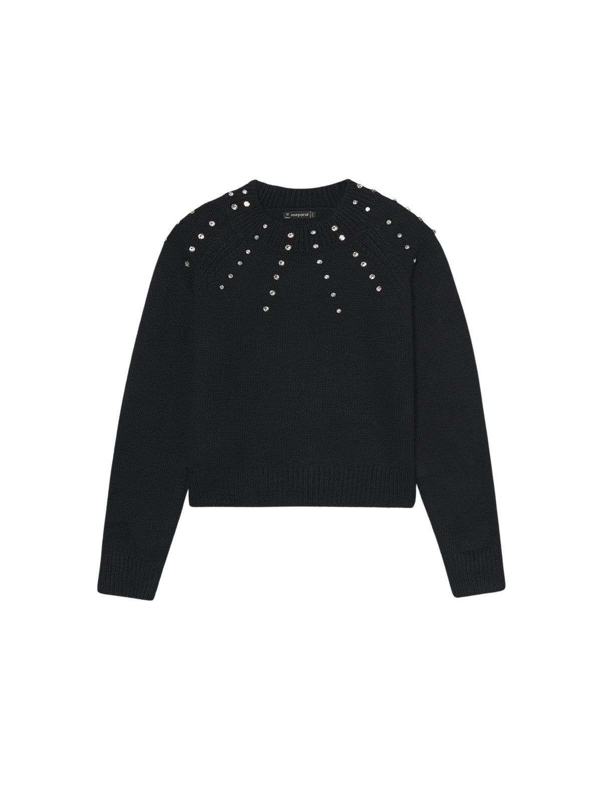 Jersey aplicações strass Preto (Preto)  para Menina - Mayoral