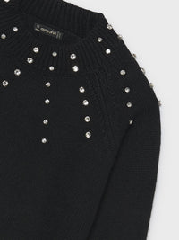 Jersey aplicações strass Preto (Preto)  para Menina - Mayoral