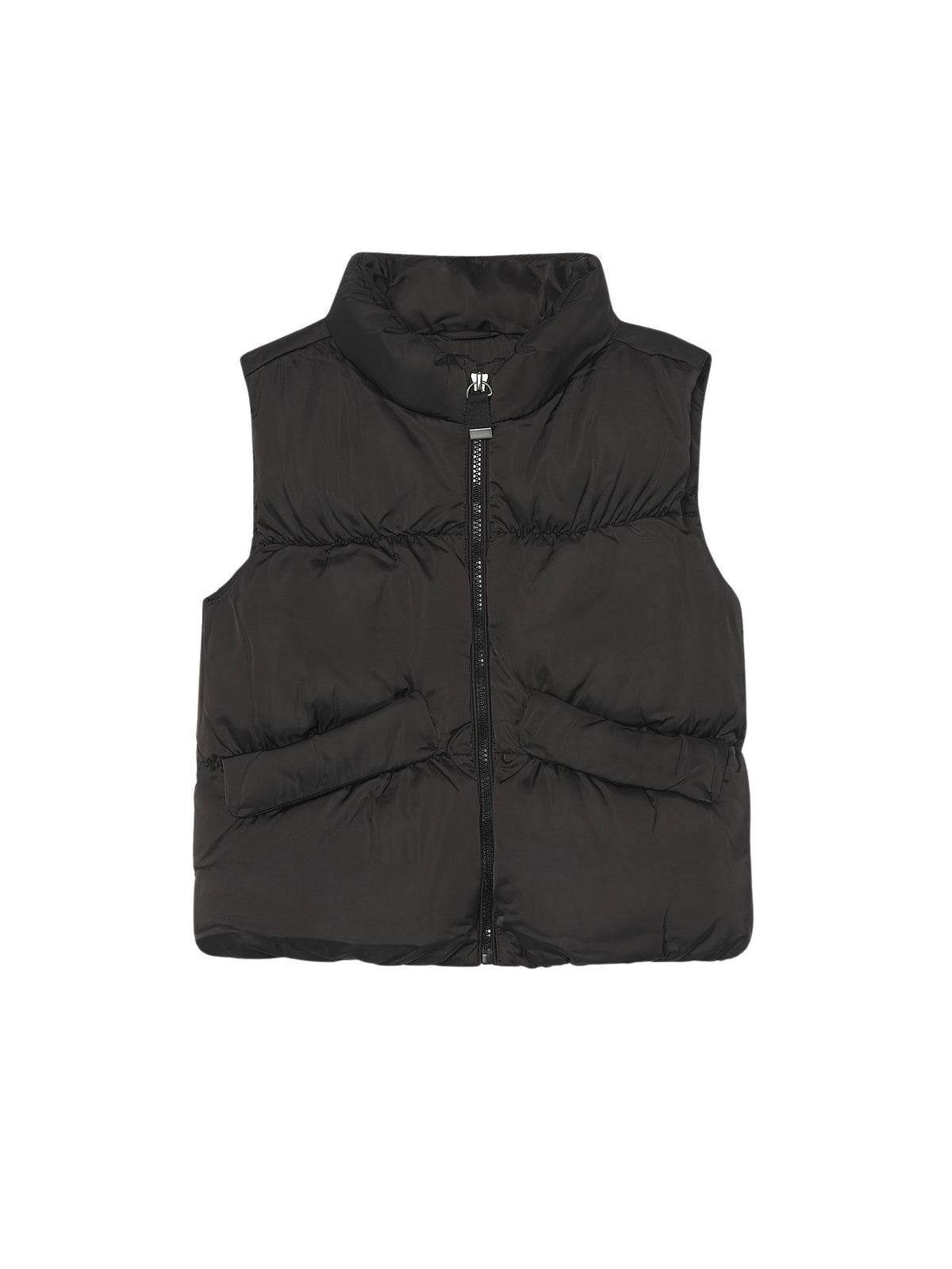 Colete acetinado Preto (Preto)  para Menina - Mayoral