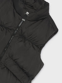 Colete acetinado Preto (Preto)  para Menina - Mayoral