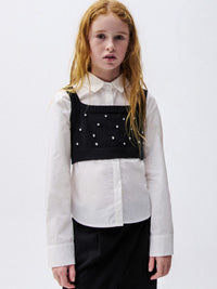 Twin set Preto (Preto)  para Menina - Mayoral