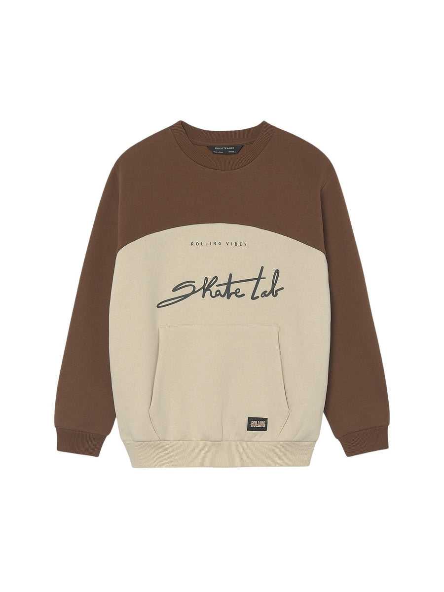 Sweat blocking Chocolate (Castanho Escuro)  para Menino - Mayoral