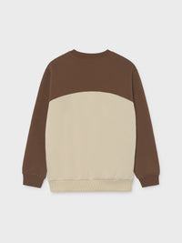 Sweat blocking Chocolate (Castanho Escuro)  para Menino - Mayoral