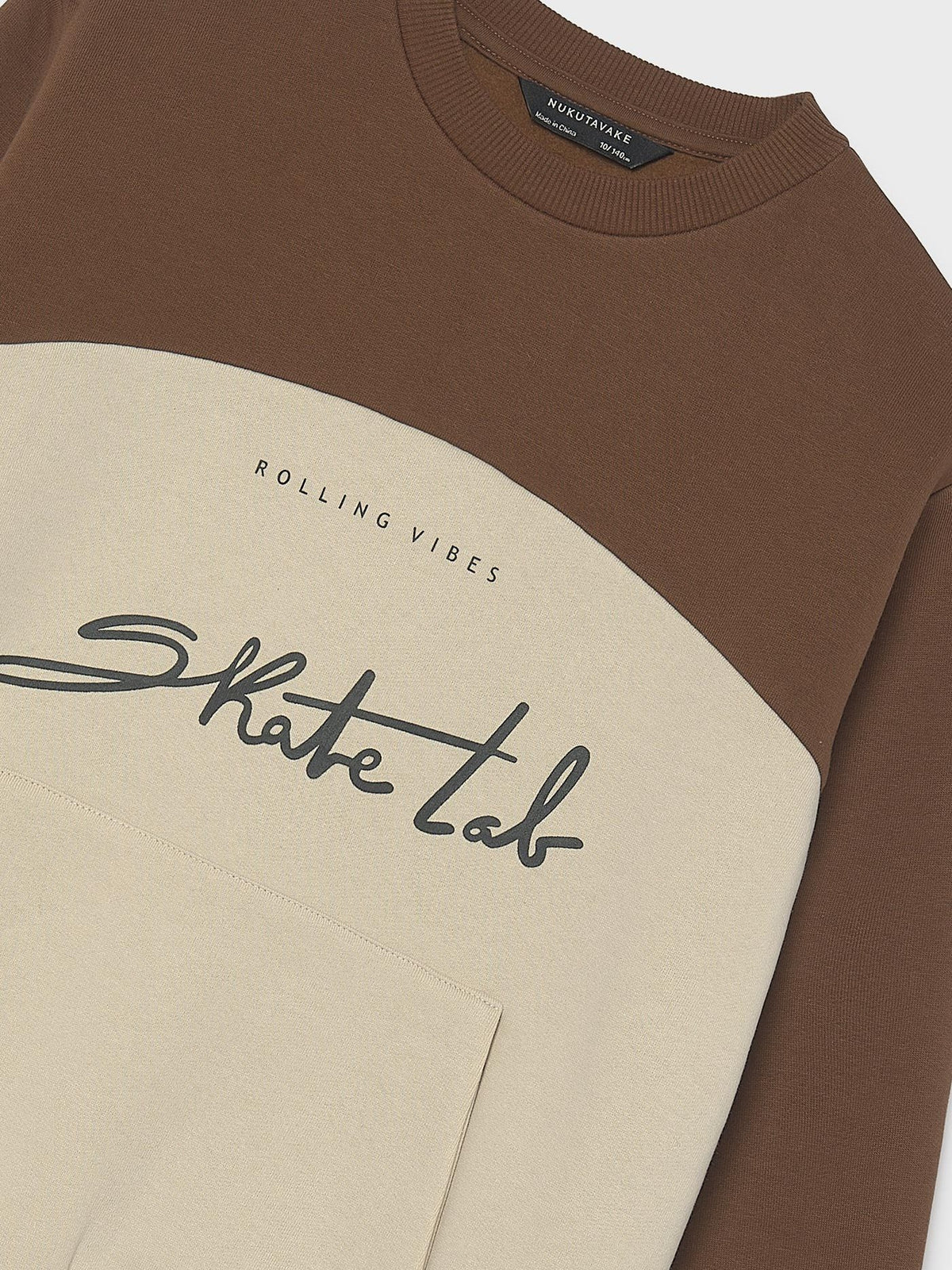 Sweat blocking Chocolate (Castanho Escuro)  para Menino - Mayoral