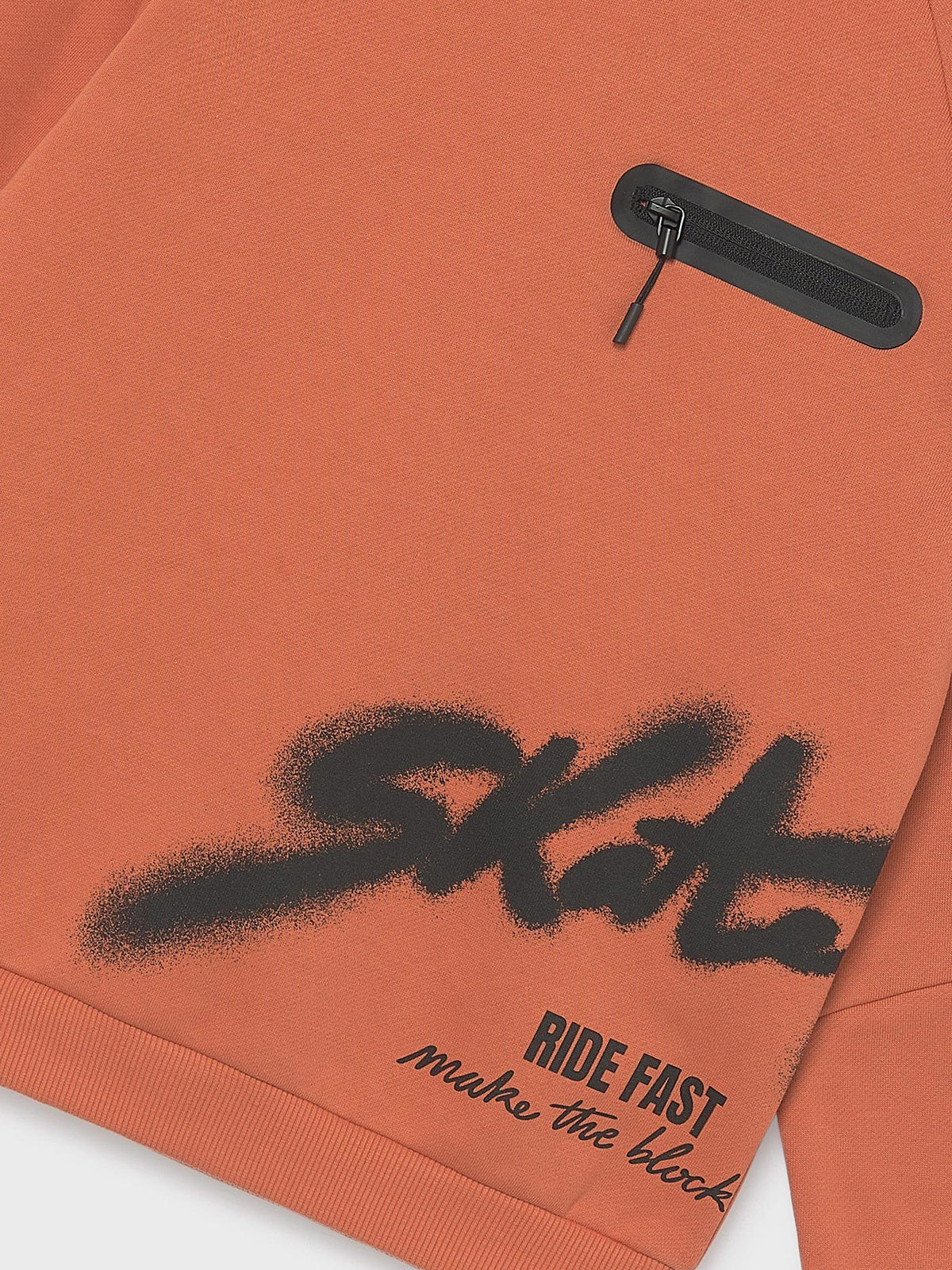 Sweat print Cheddar (Laranja Outono)  para Menino - Mayoral
