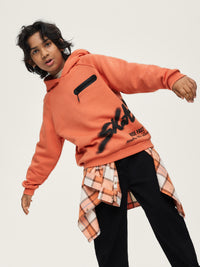 Sweat print Cheddar (Laranja Outono)  para Menino - Mayoral