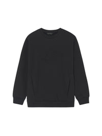 Sweat embossed s/carapuço Preto (Preto)  para Menino - Mayoral