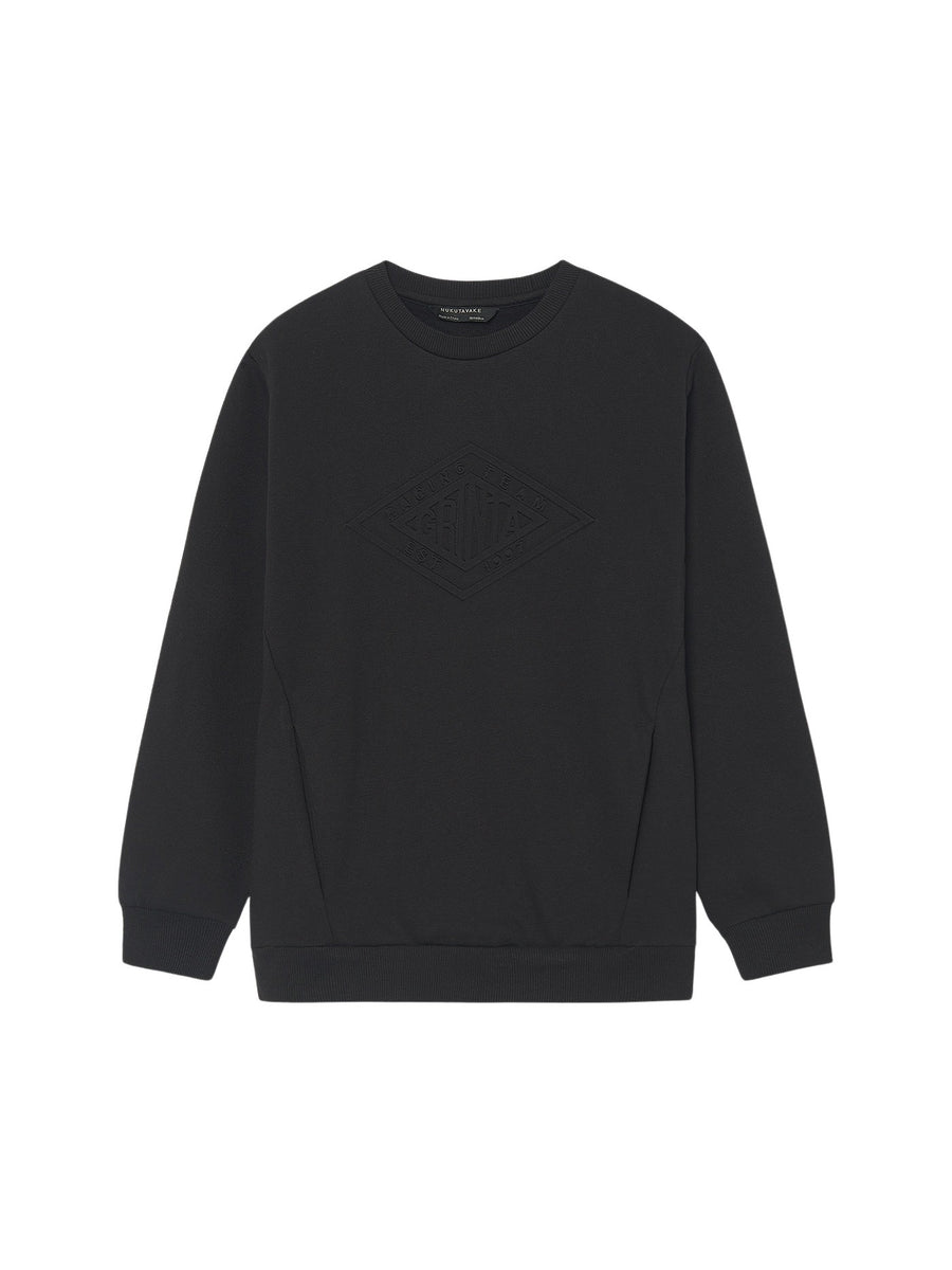Sweat embossed s/carapuço Preto (Preto)  para Menino - Mayoral