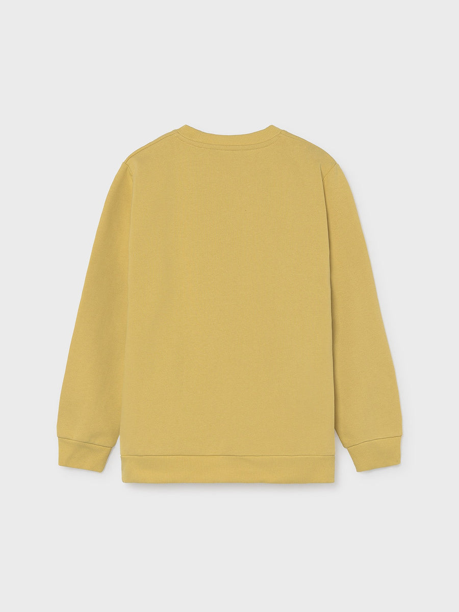 Sweat embossed s/carapuço Amarelo (Amarelo)  para Menino - Mayoral