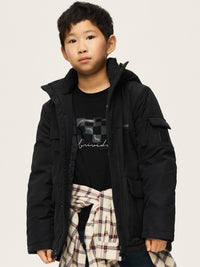 Parka Preto (Preto)  para Menino - Mayoral