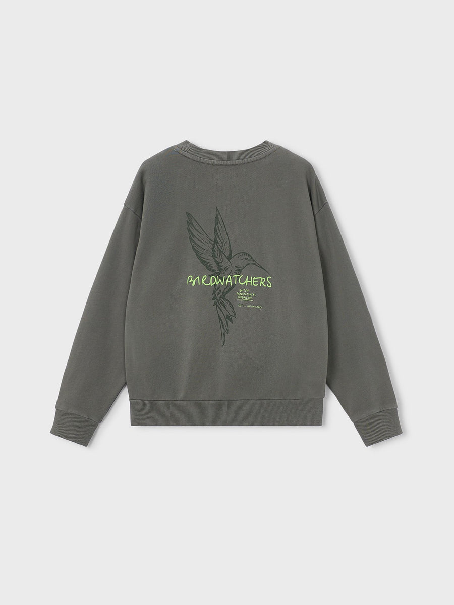 Sweat prin fluor Musgo (Verde Tropa)  para Menino - Mayoral