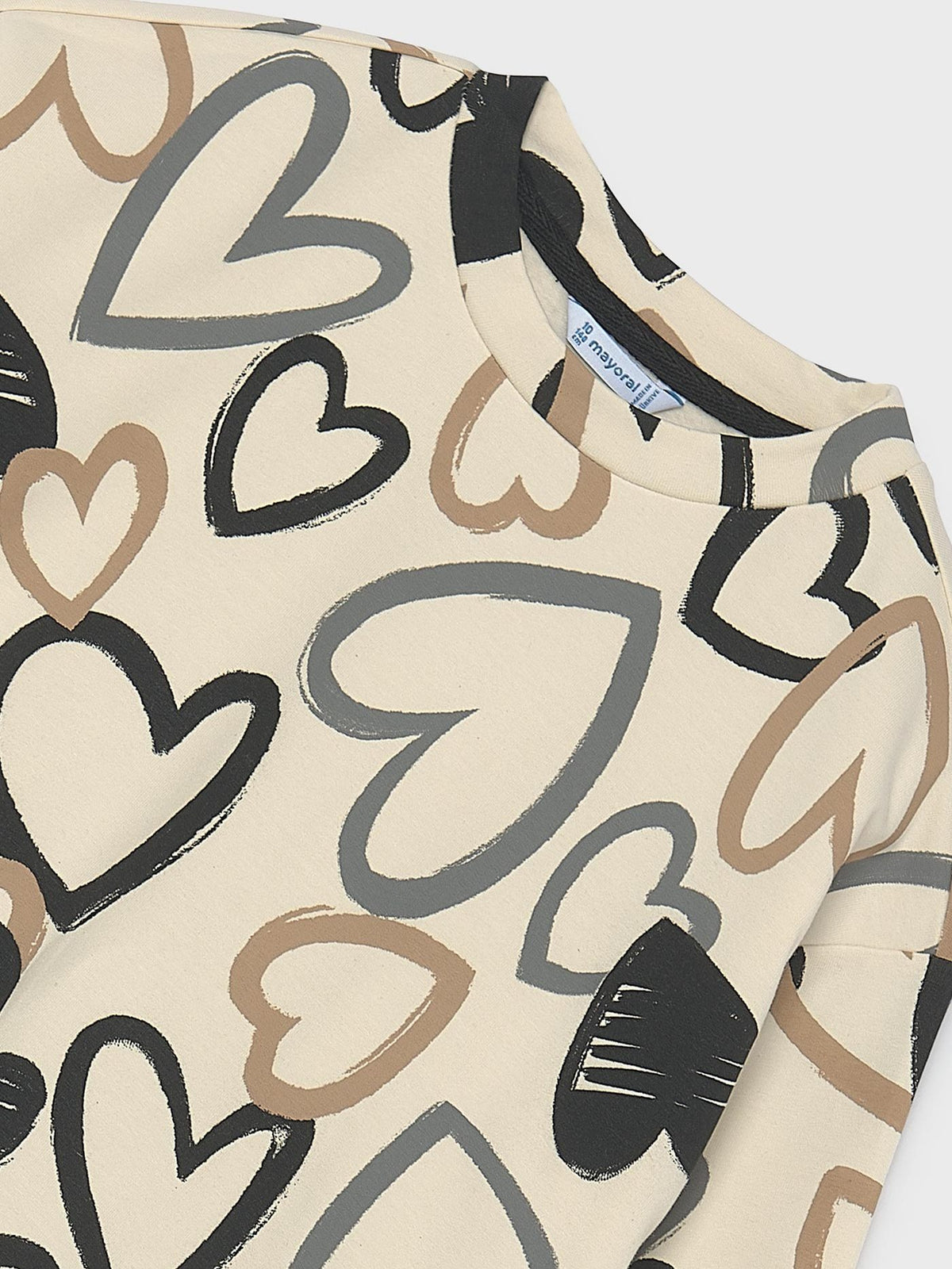 Sweat estampada Macchiato (Castanho Escuro)  para Menina - Mayoral
