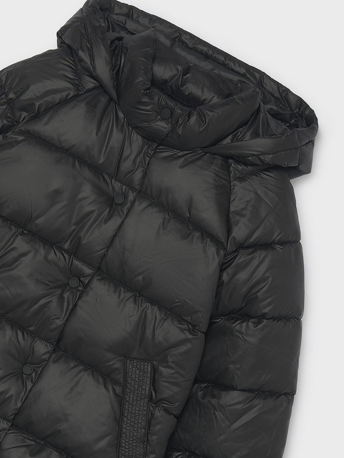 Blusão laminado Preto (Preto)  para Menina - Mayoral