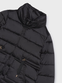 Blusão acetinado Preto (Preto)  para Menina - Mayoral