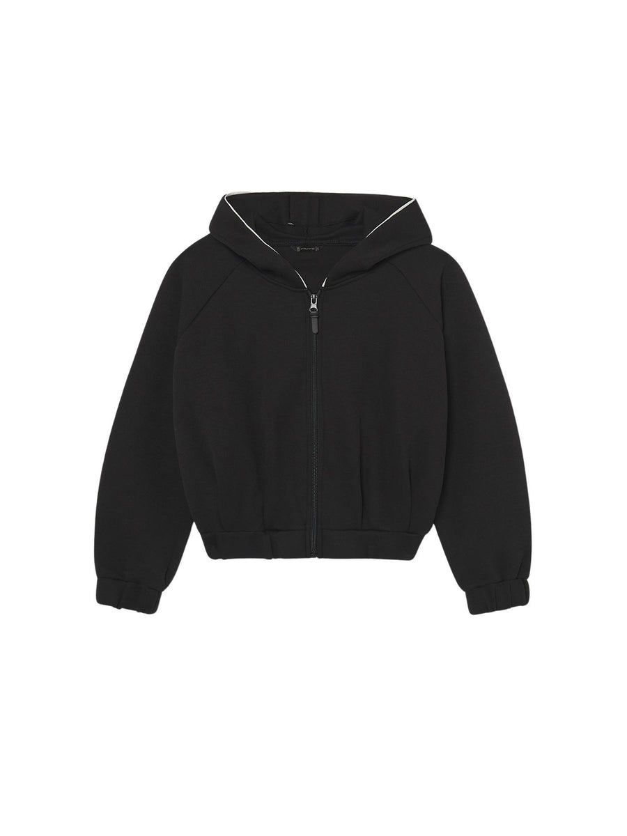 Casaco interlock Preto (Preto)  para Menina - Mayoral