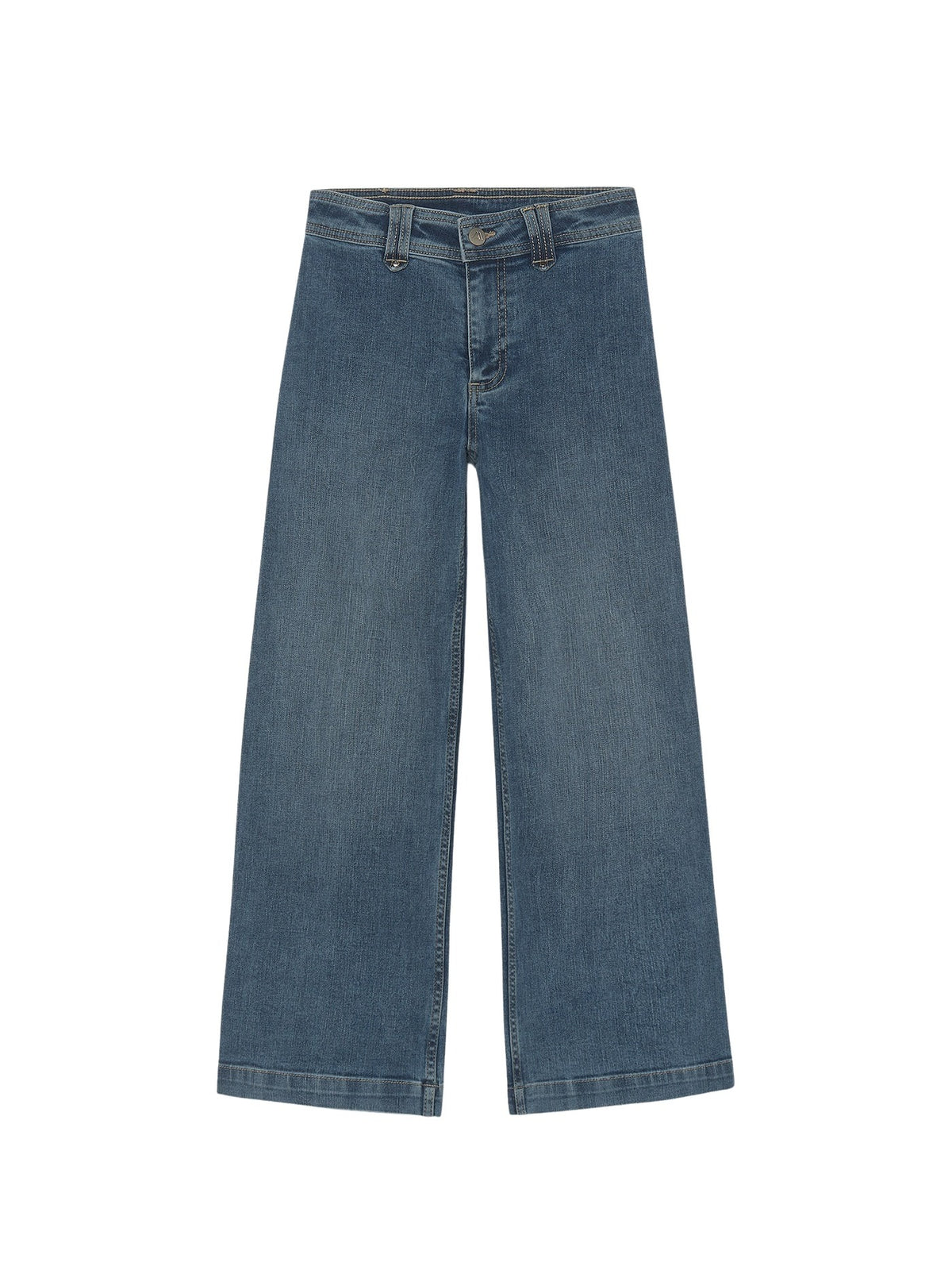 Calça denim wide leg Base (Ganga)  para Menina - Mayoral