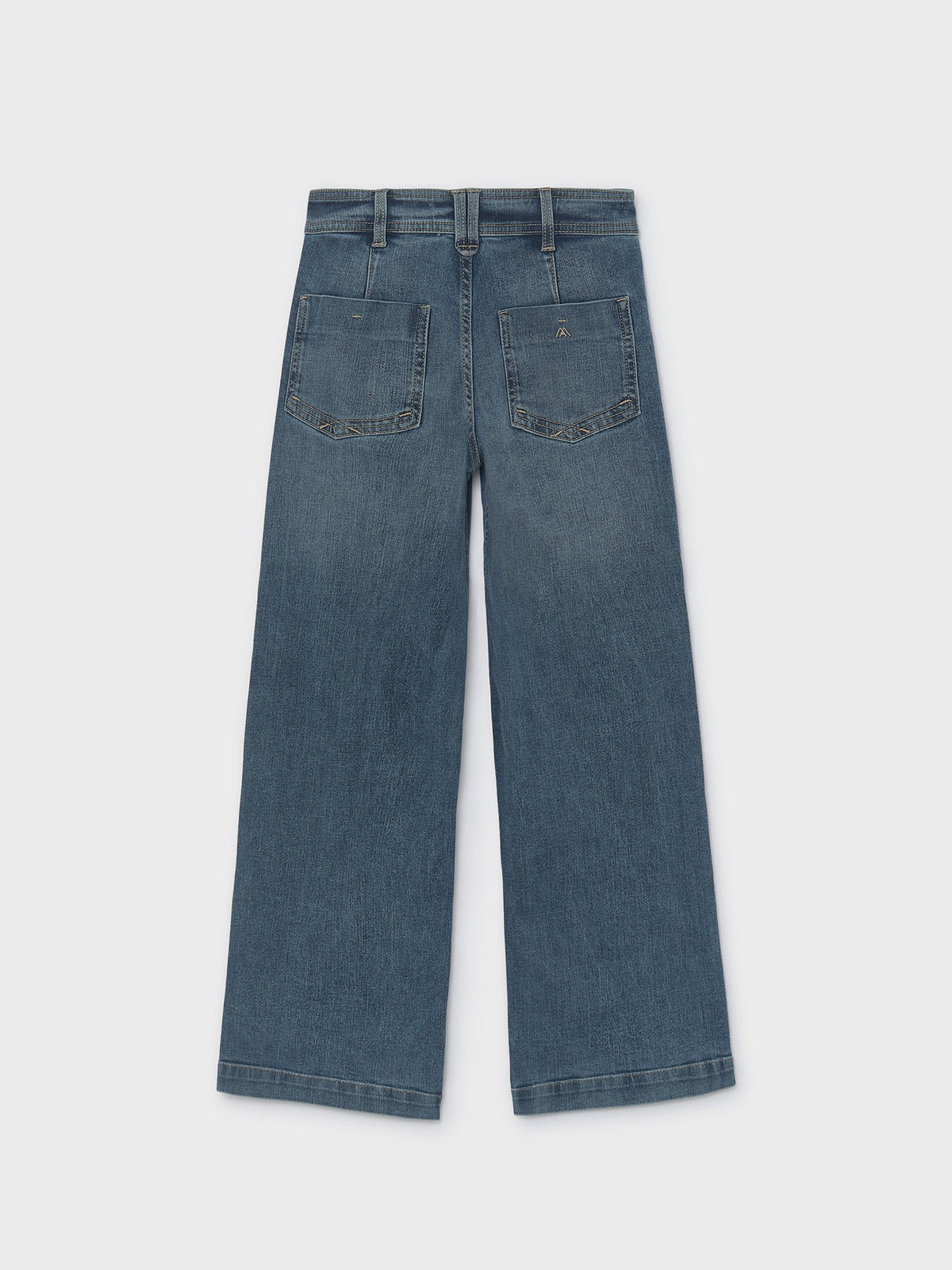 Calça denim wide leg Base (Ganga)  para Menina - Mayoral