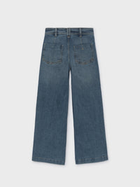 Calça denim wide leg Base (Ganga)  para Menina - Mayoral