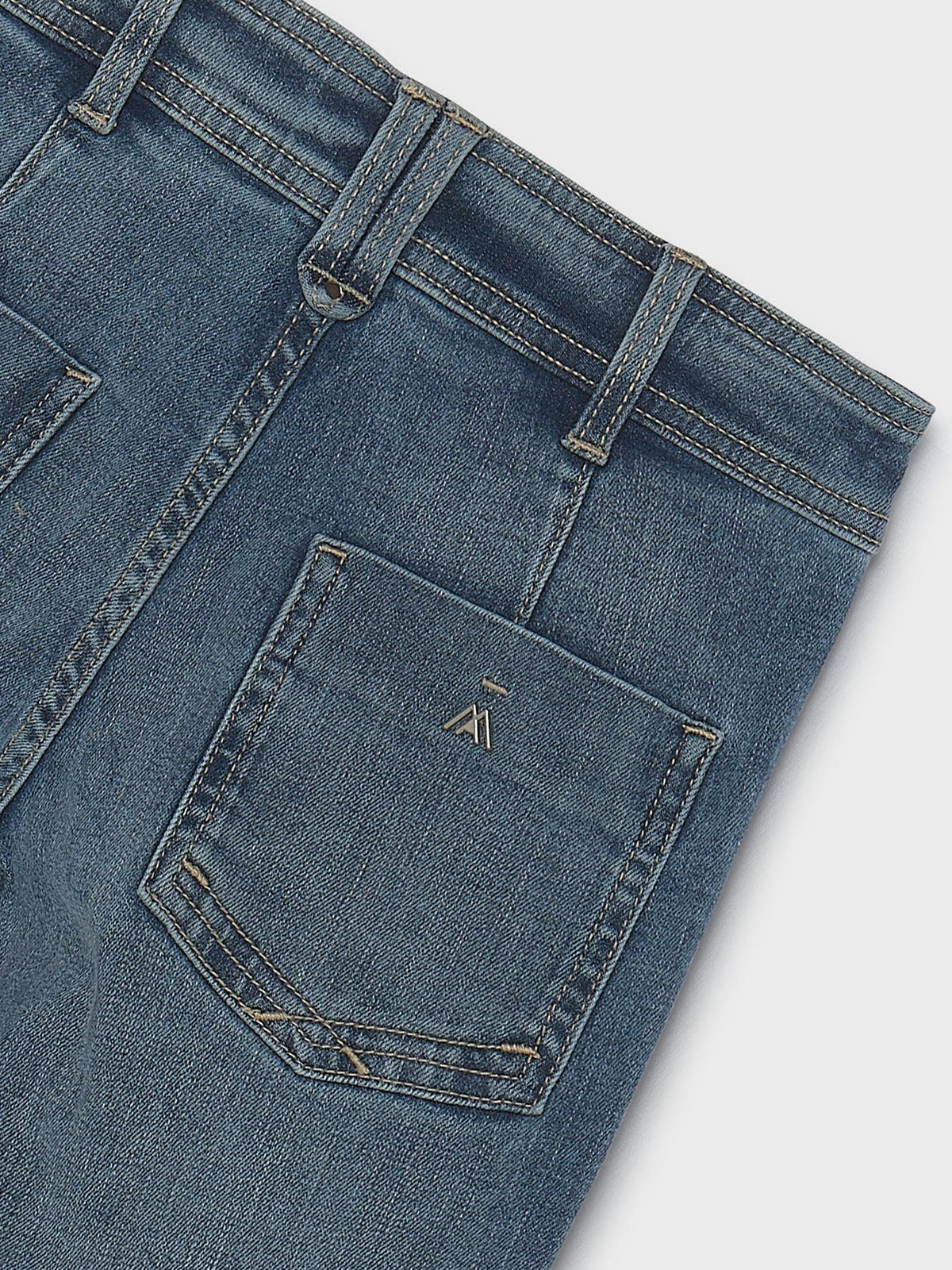 Calça denim wide leg Base (Ganga)  para Menina - Mayoral