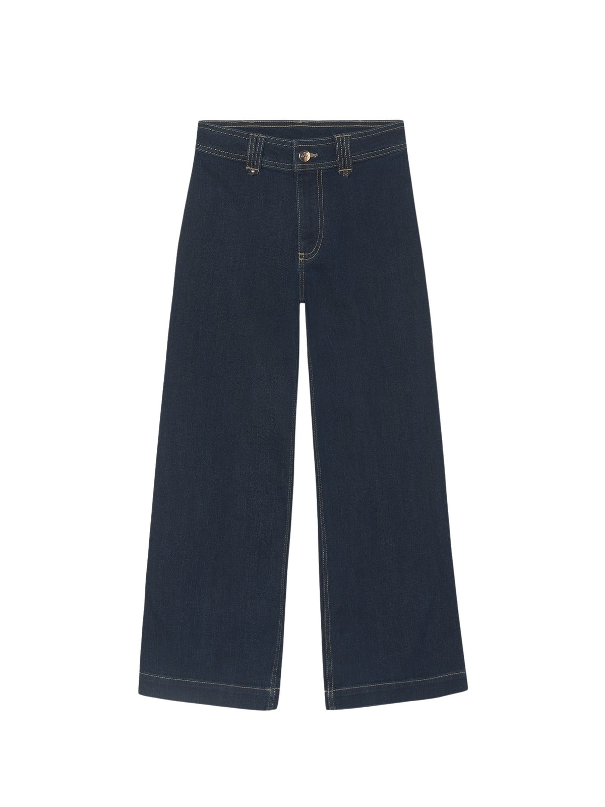 Calça denim wide leg Super escu (Marinho)  para Menina - Mayoral