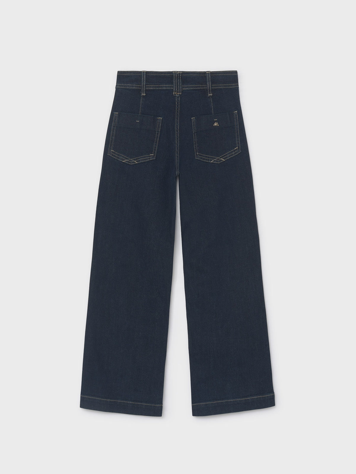 Calça denim wide leg Super escu (Marinho)  para Menina - Mayoral