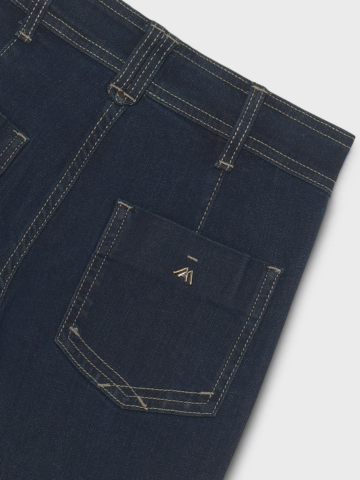 Calça denim wide leg Super escu (Marinho)  para Menina - Mayoral