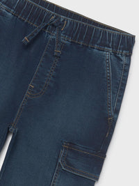 Calça soft denim jogger Escuro (Marinho)  para Menino - Mayoral