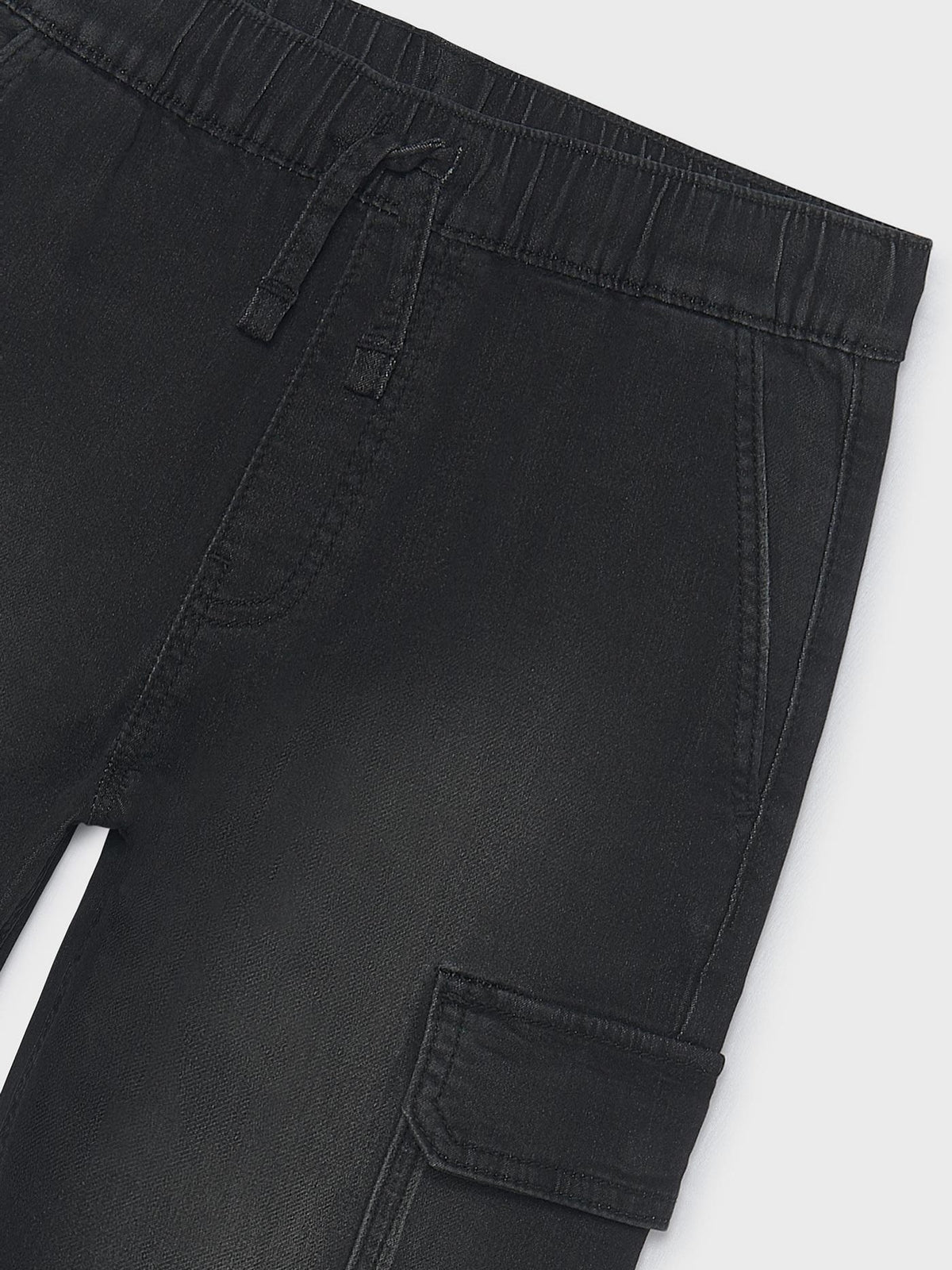 Calça soft denim jogger Preto (Preto)  para Menino - Mayoral
