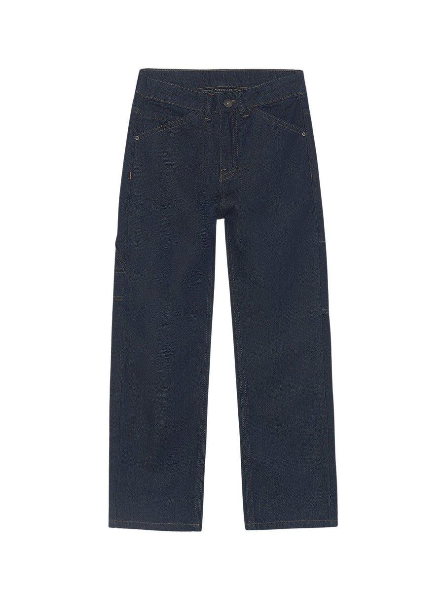 Calça denim loose fit Dark indig (Marinho)  para Menino - Mayoral