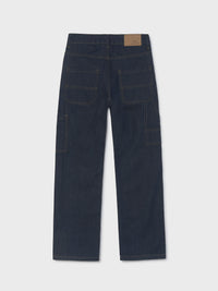 Calça denim loose fit Dark indig (Marinho)  para Menino - Mayoral