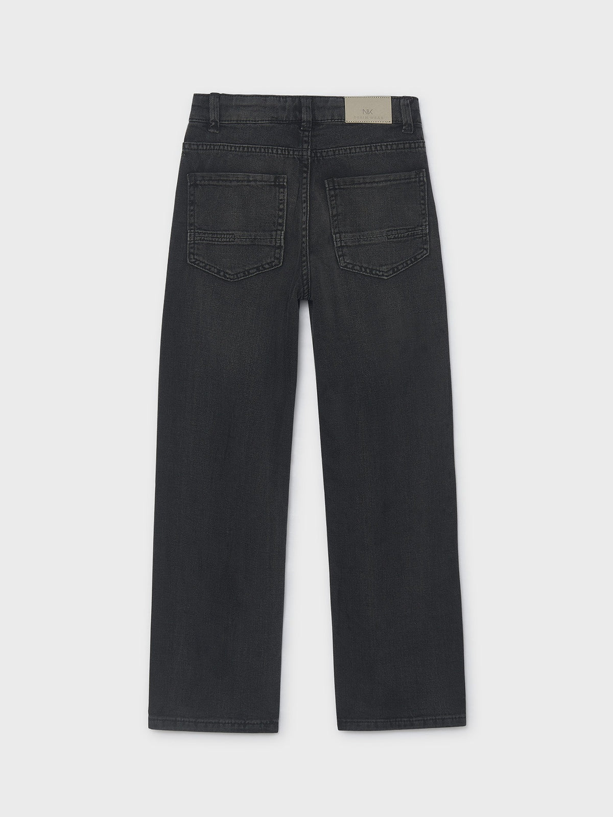 Calça denim wide fit Preto (Preto)  para Menino - Mayoral