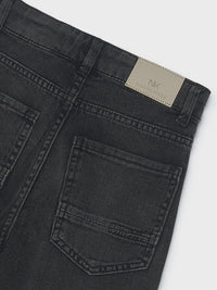 Calça denim wide fit Preto (Preto)  para Menino - Mayoral