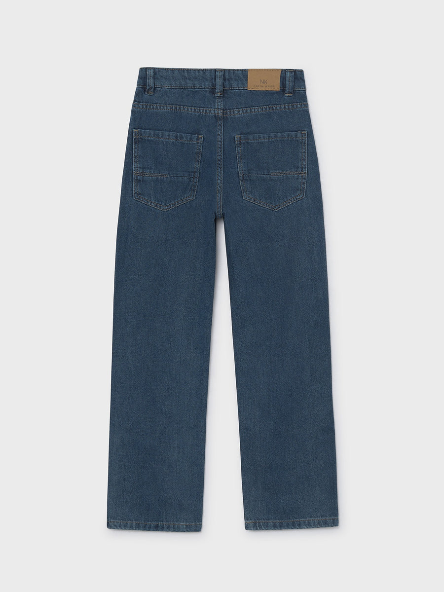 Calça denim wide fit Base (Ganga)  para Menino - Mayoral