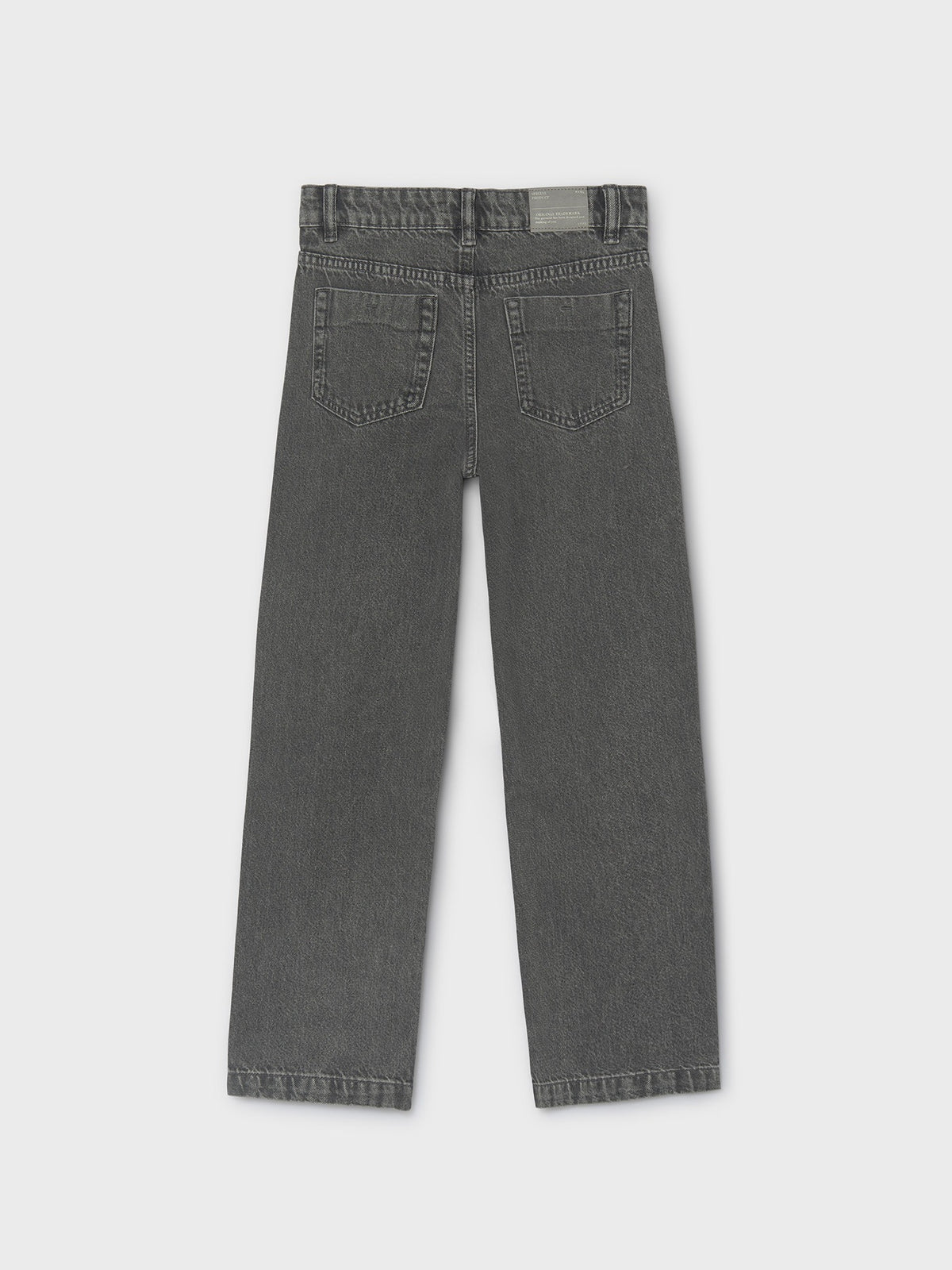 Calça relaxed fit denim Grey (Cinza)  para Menina - Mayoral