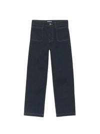 Calça relaxed fit denim Super escu (Marinho)  para Menina - Mayoral