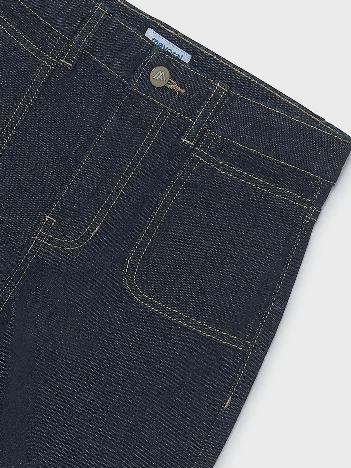 Calça relaxed fit denim Super escu (Marinho)  para Menina - Mayoral