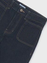 Calça relaxed fit denim Super escu (Marinho)  para Menina - Mayoral