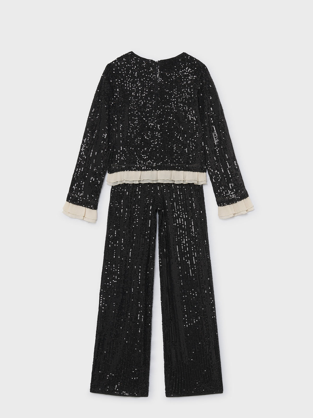 Conj. calça lantejoulas Preto (Preto)  para Menina - Mayoral